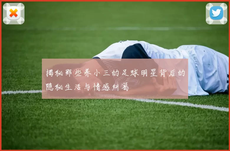 揭秘那些养小三的足球明星背后的隐秘生活与情感纠葛