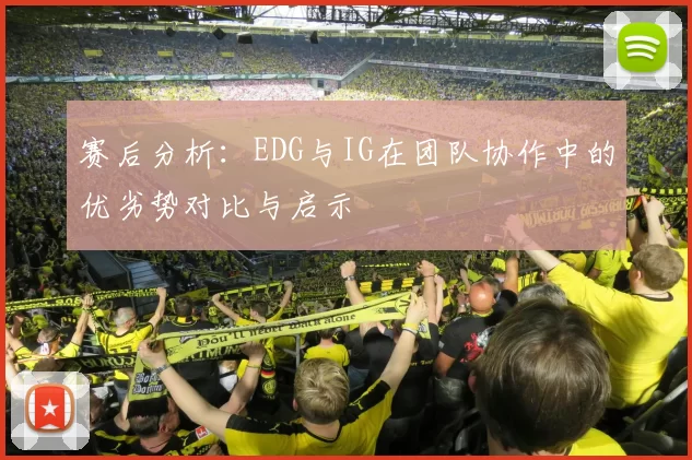 赛后分析：EDG与IG在团队协作中的优劣势对比与启示