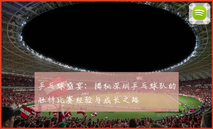 乒乓球盛宴：揭秘深圳乒乓球队的独特比赛经验与成长之路